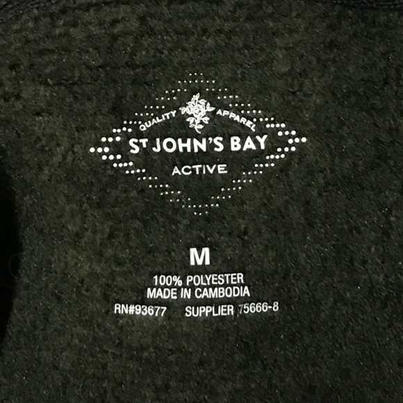 Women's St John's Bay Active Zip Up Jacket - Picture 6 of 7